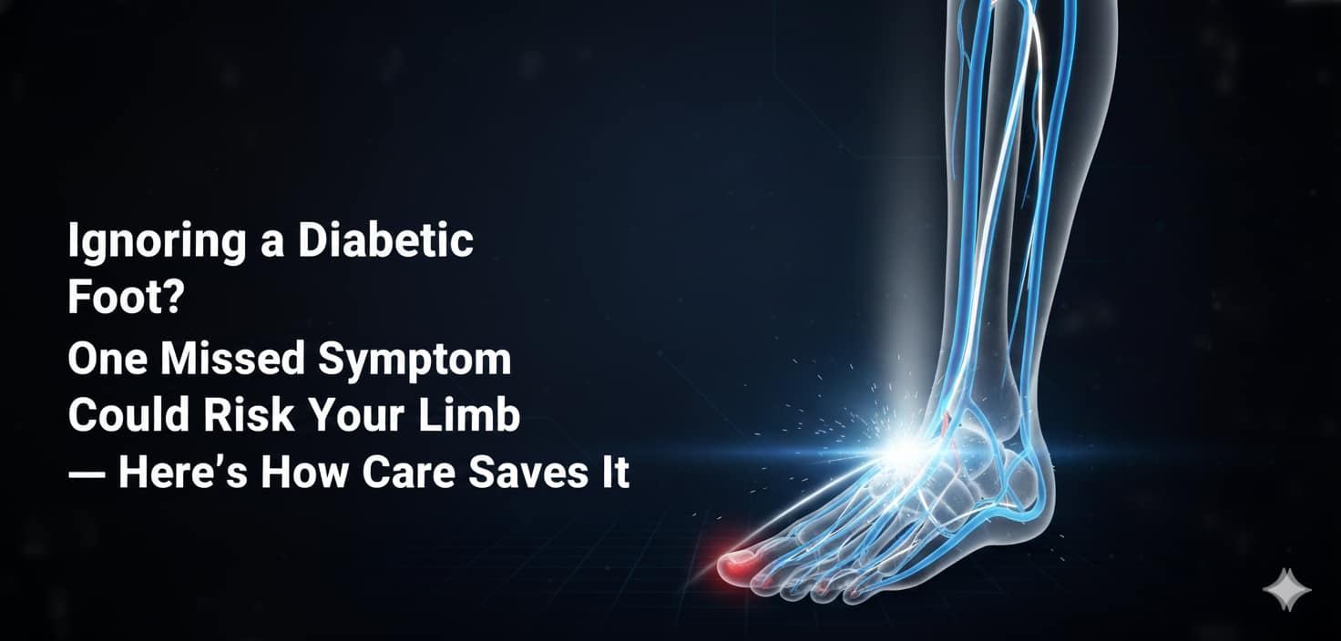 Ignoring a Diabetic Foot? One Missed Symptom Could Risk Your Limb — Here’s How Vascular Care Saves It